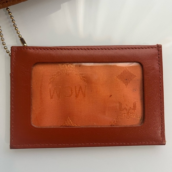 MCM COGNAC VISETOS TRIFOLD WALLET a WITH CARD HOLDER - Picture 5 of 16